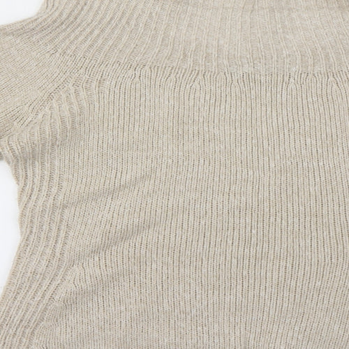 Pura Moda  Womens Beige   Pullover Jumper Size L