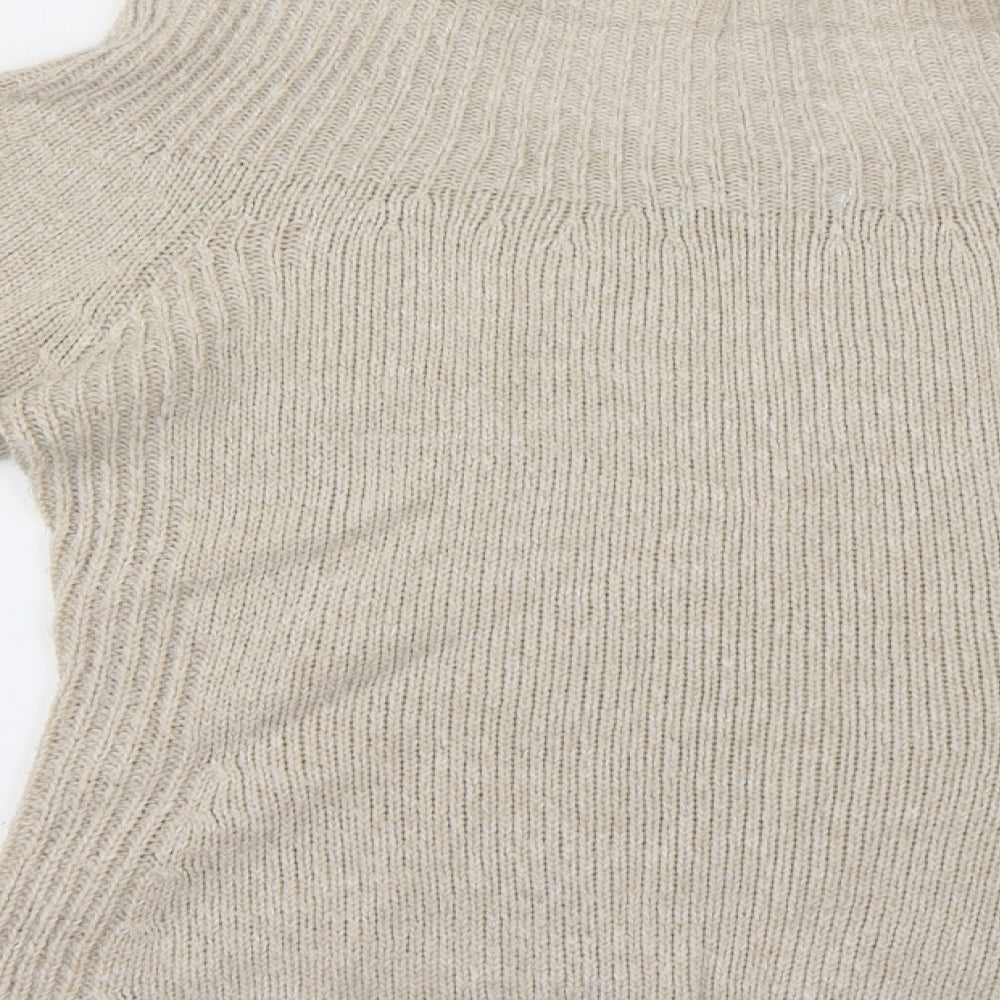 Pura Moda  Womens Beige   Pullover Jumper Size L