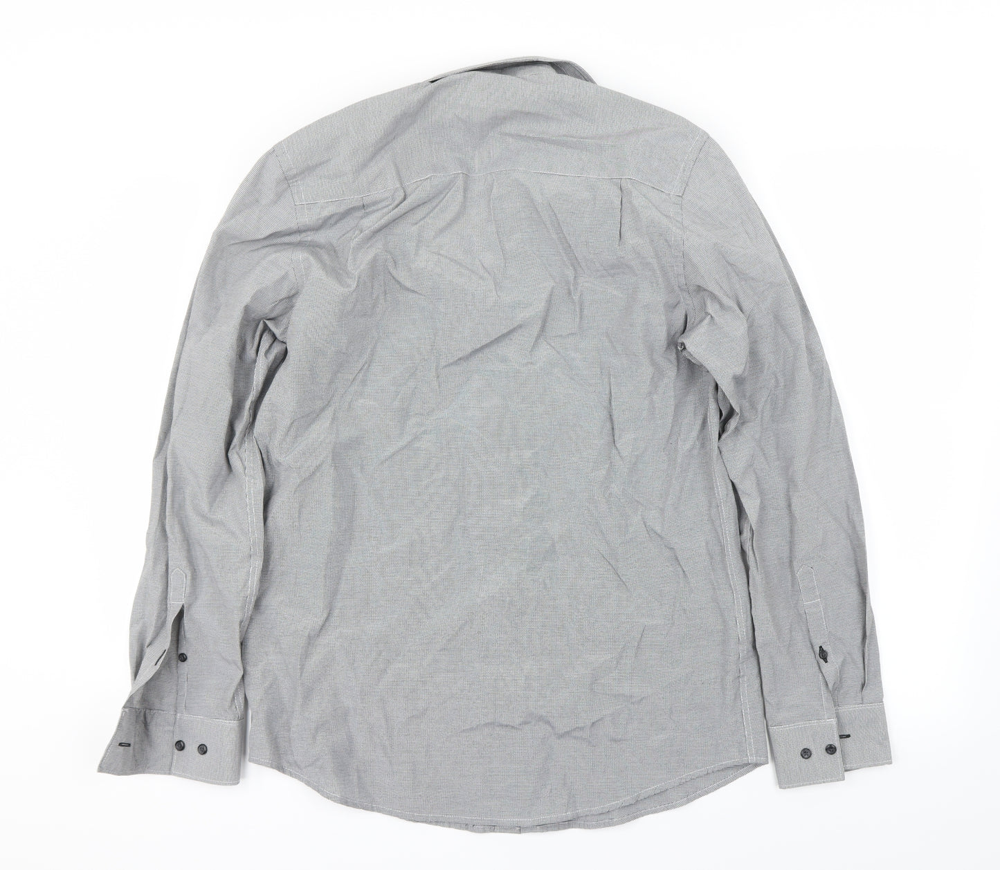 NEXT Mens Grey    Dress Shirt Size 38