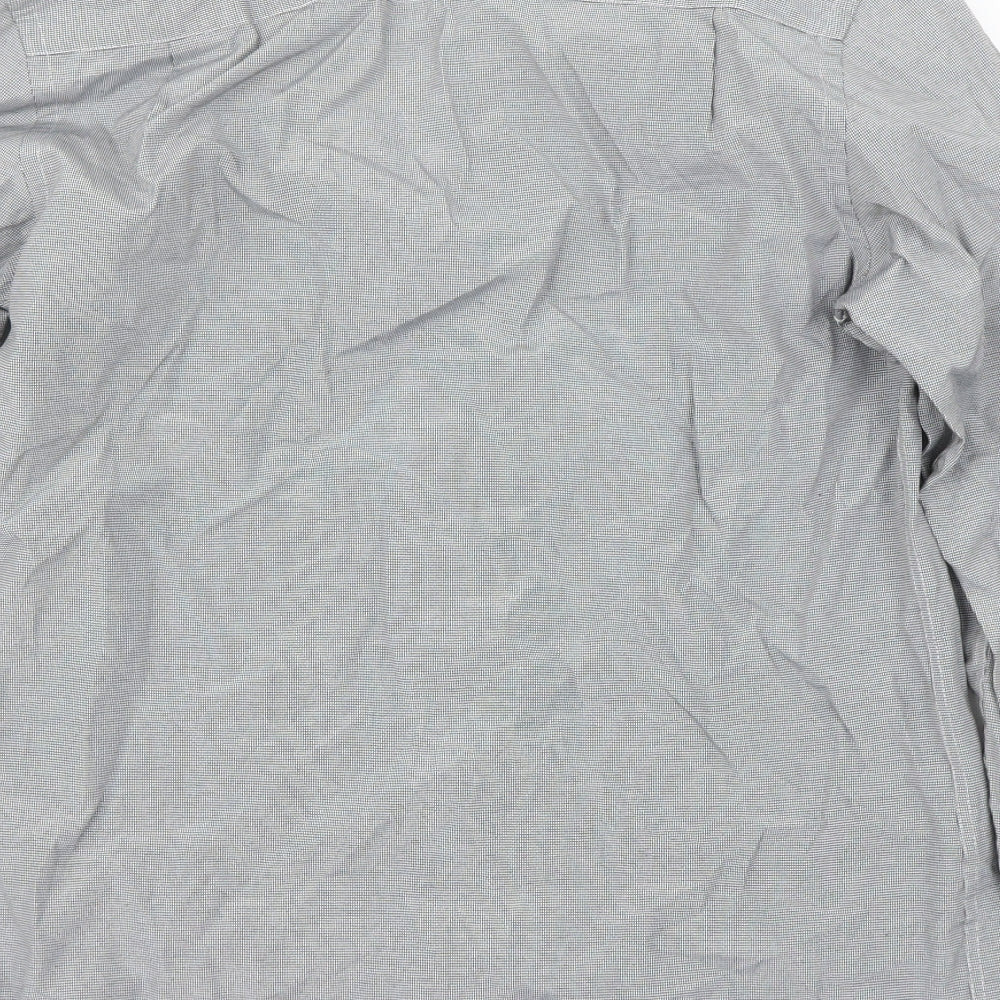 NEXT Mens Grey    Dress Shirt Size 38