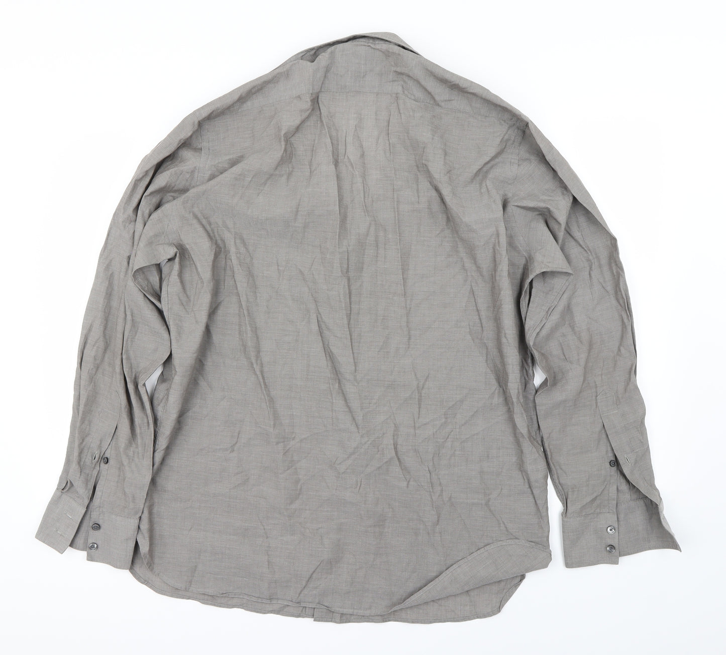 Autograph Mens Grey    Dress Shirt Size 42