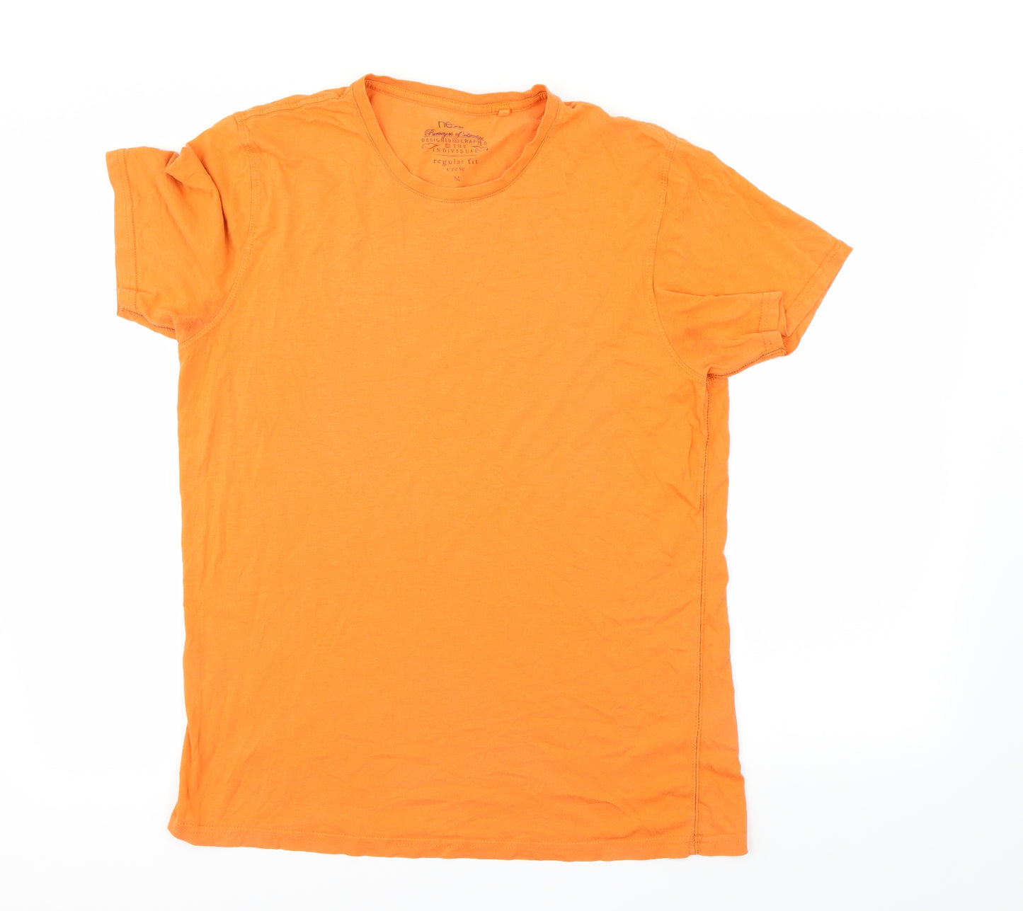 NEXT Mens Orange    T-Shirt Size M