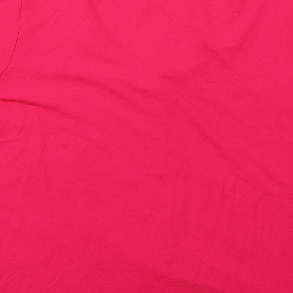 Marks and Spencer Womens Pink   Basic T-Shirt Size 18