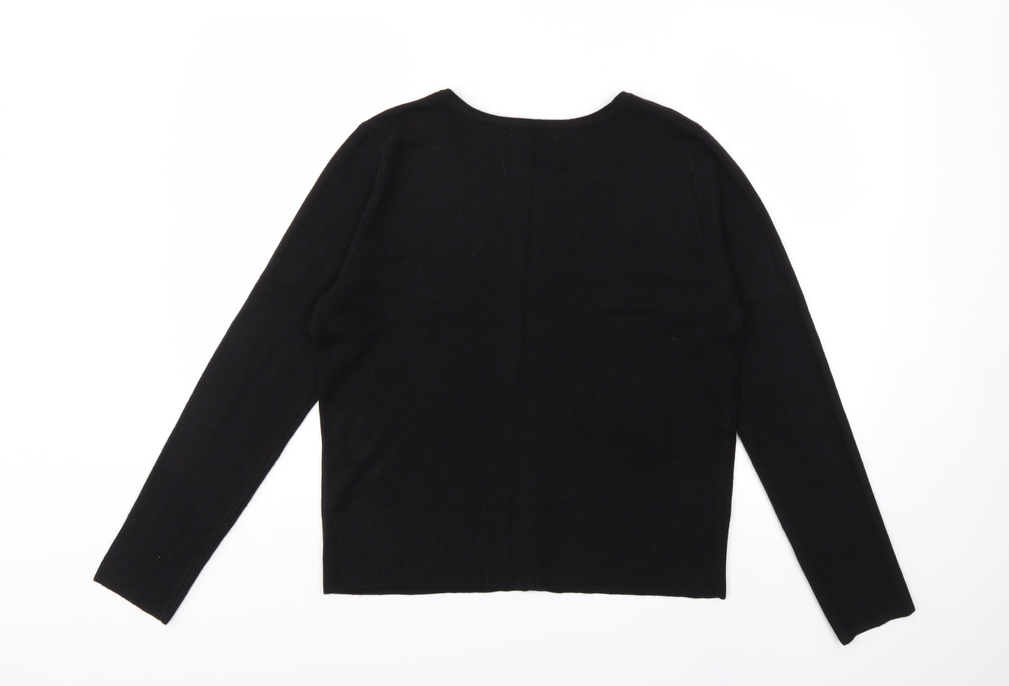 George Womens Black  Knit Cardigan Jumper Size 16
