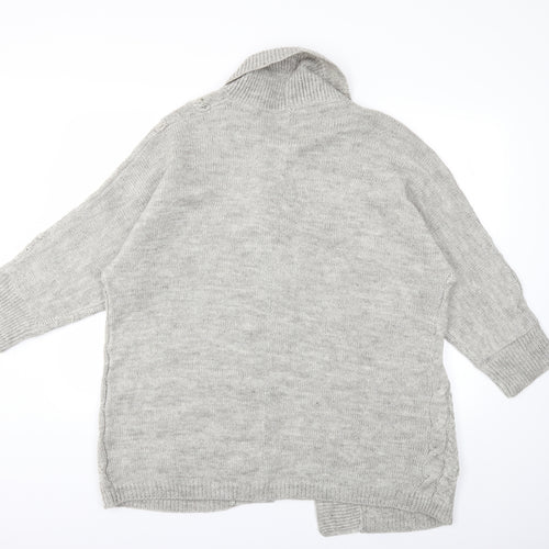 NEXT Womens Grey  Knit Cardigan Jumper Size M