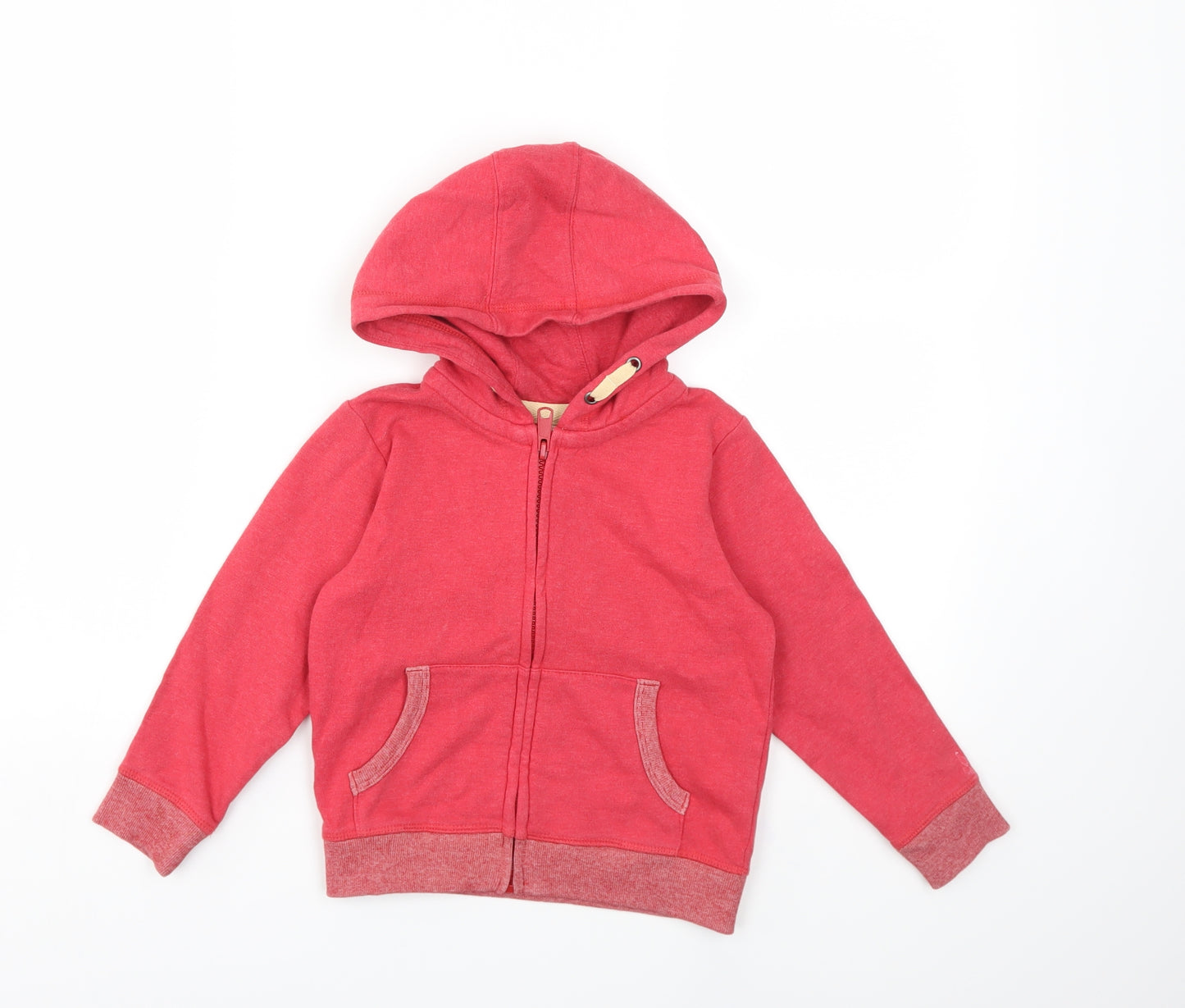 Marks and Spencer Boys Red   Full Zip Hoodie Size 3-4 Years