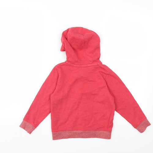 Marks and Spencer Boys Red   Full Zip Hoodie Size 3-4 Years