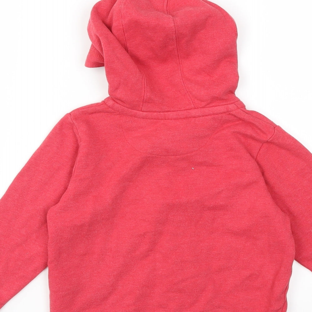 Marks and Spencer Boys Red   Full Zip Hoodie Size 3-4 Years