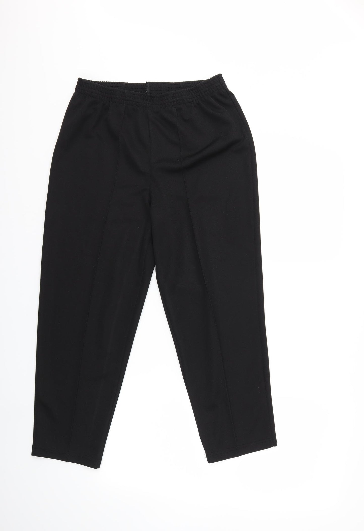 Preworn Womens Black   Trousers  Size 14 L26 in