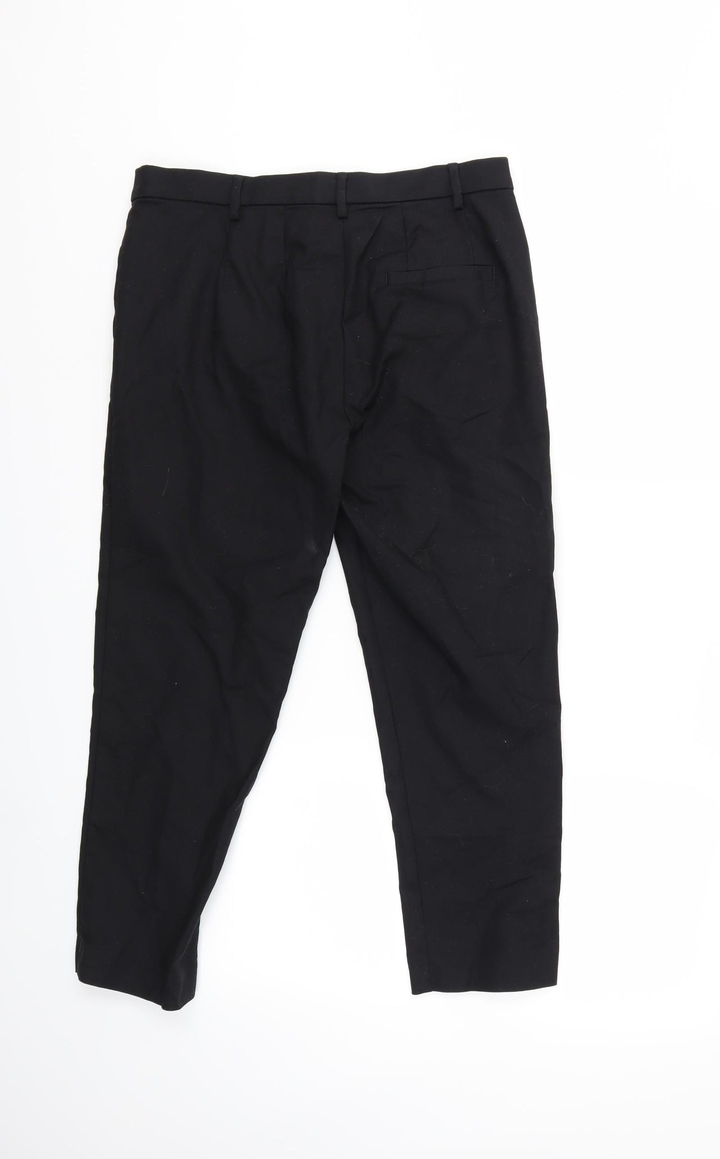 Marks and Spencer Womens Black   Trousers  Size 12 L23 in