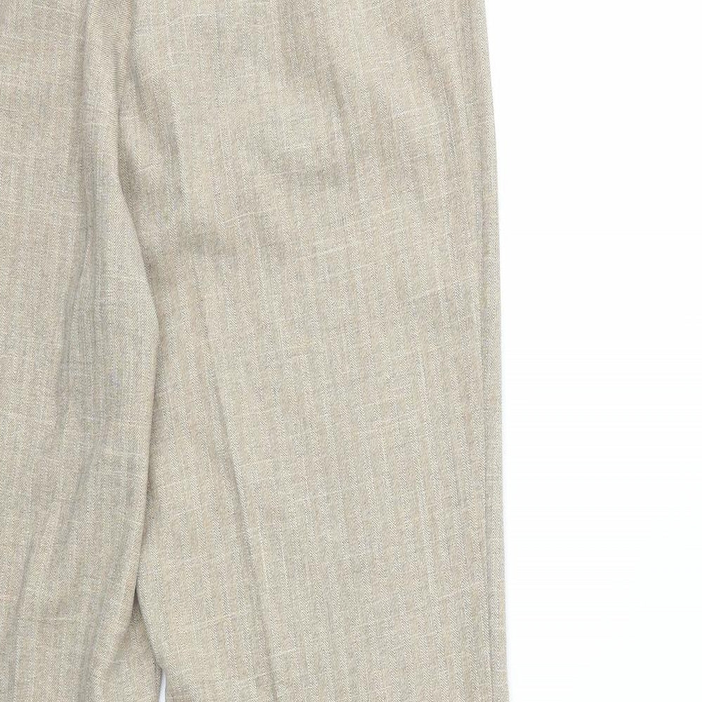 PRFEWORN Womens Beige   Trousers  Size 32 in L29 in