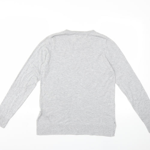 NEXT Womens Grey  Knit Pullover Jumper Size 10
