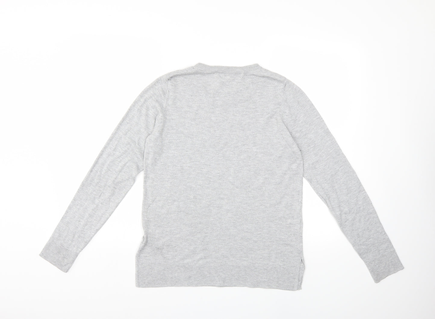 NEXT Womens Grey  Knit Pullover Jumper Size 10