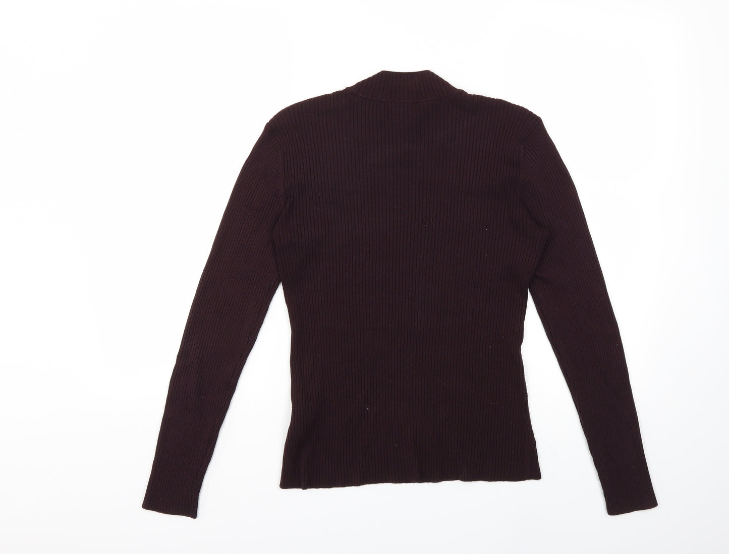 H&M Womens Red  Knit Pullover Jumper Size M