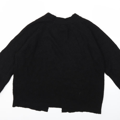 ASOS Womens Black  Knit Cardigan Jumper Size 8