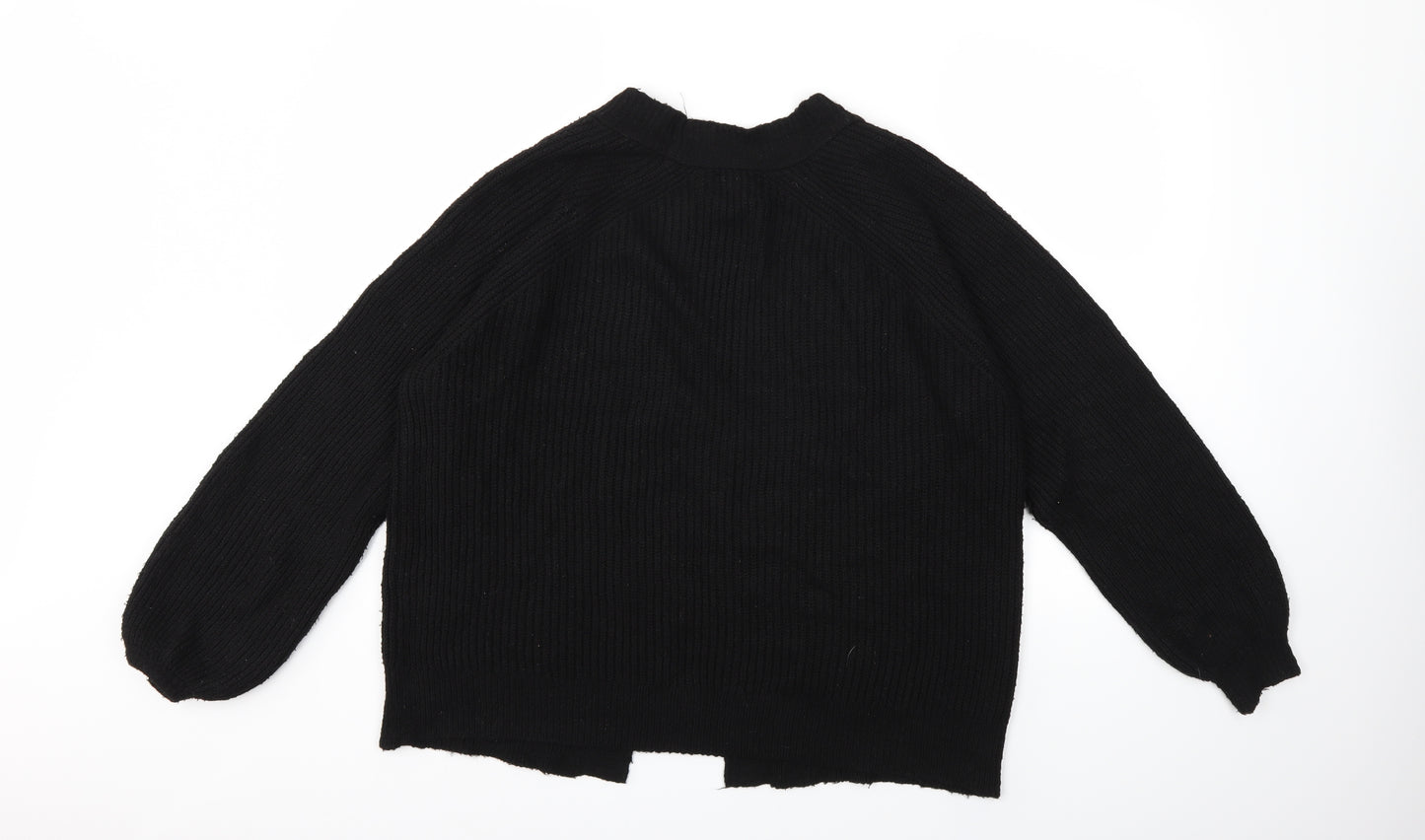 ASOS Womens Black  Knit Cardigan Jumper Size 8