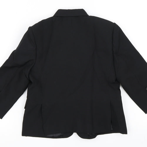 Click U.S.A  Boys Black   Jacket Blazer Size S
