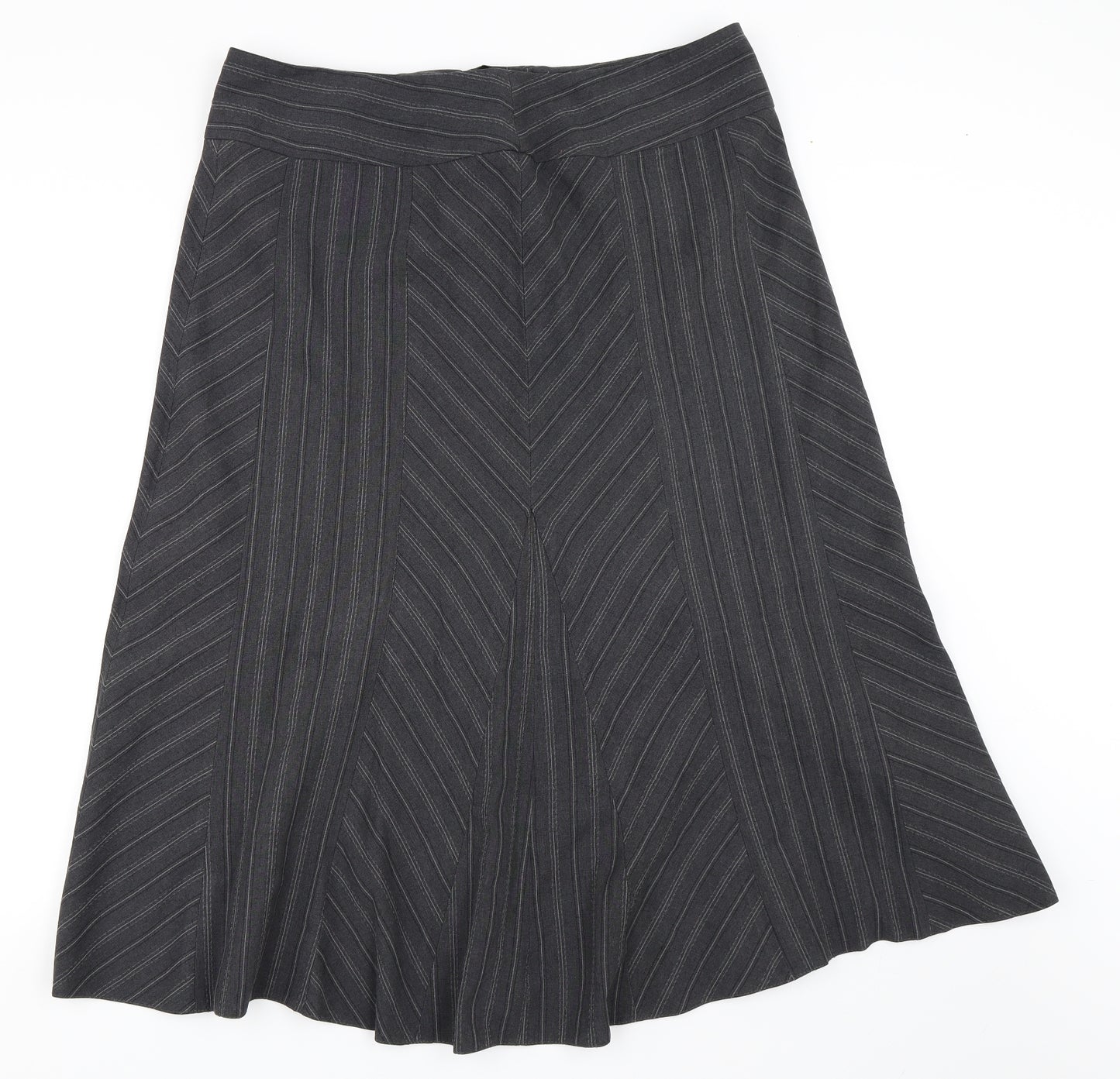 EWM Womens Grey   Flare Skirt Size 18