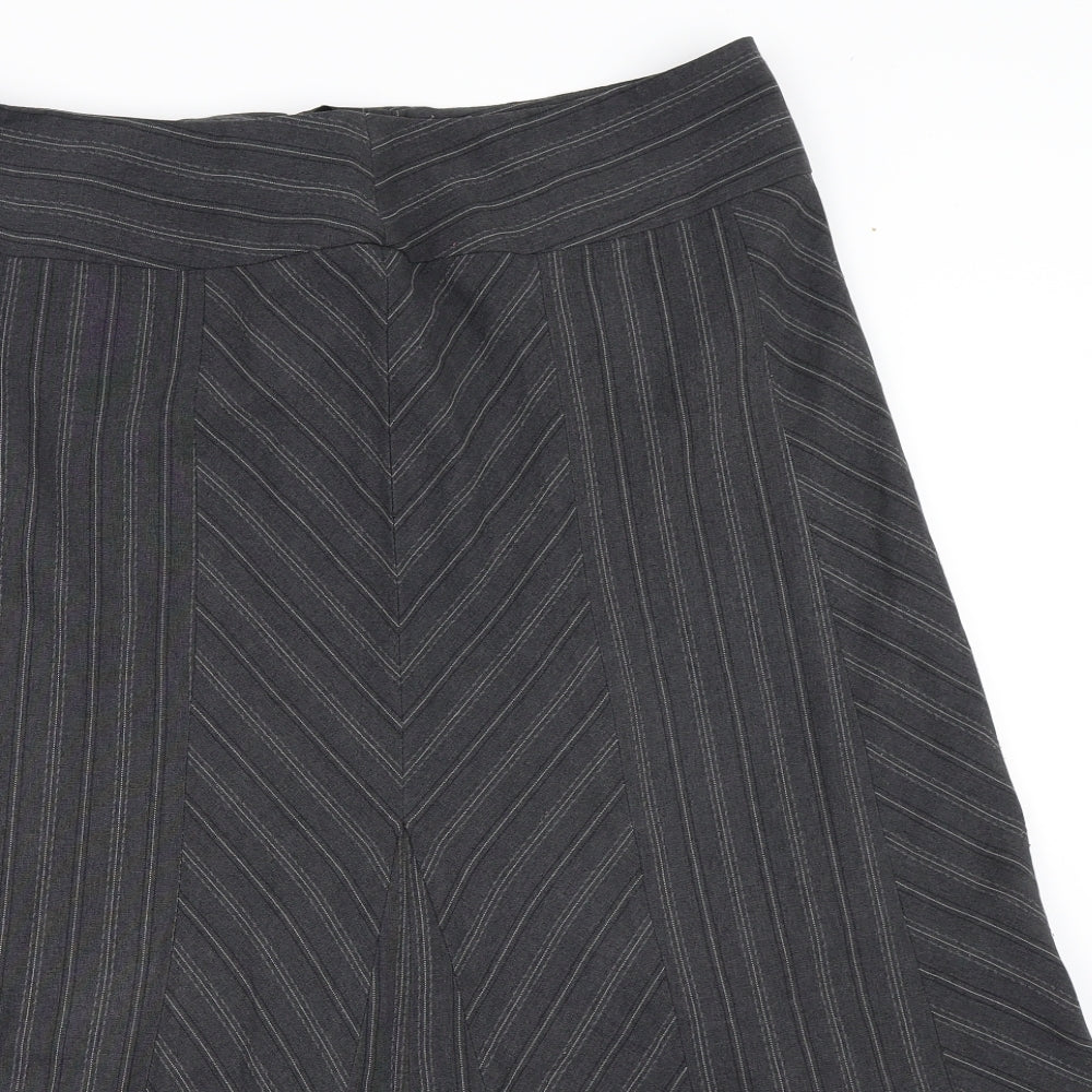 EWM Womens Grey   Flare Skirt Size 18