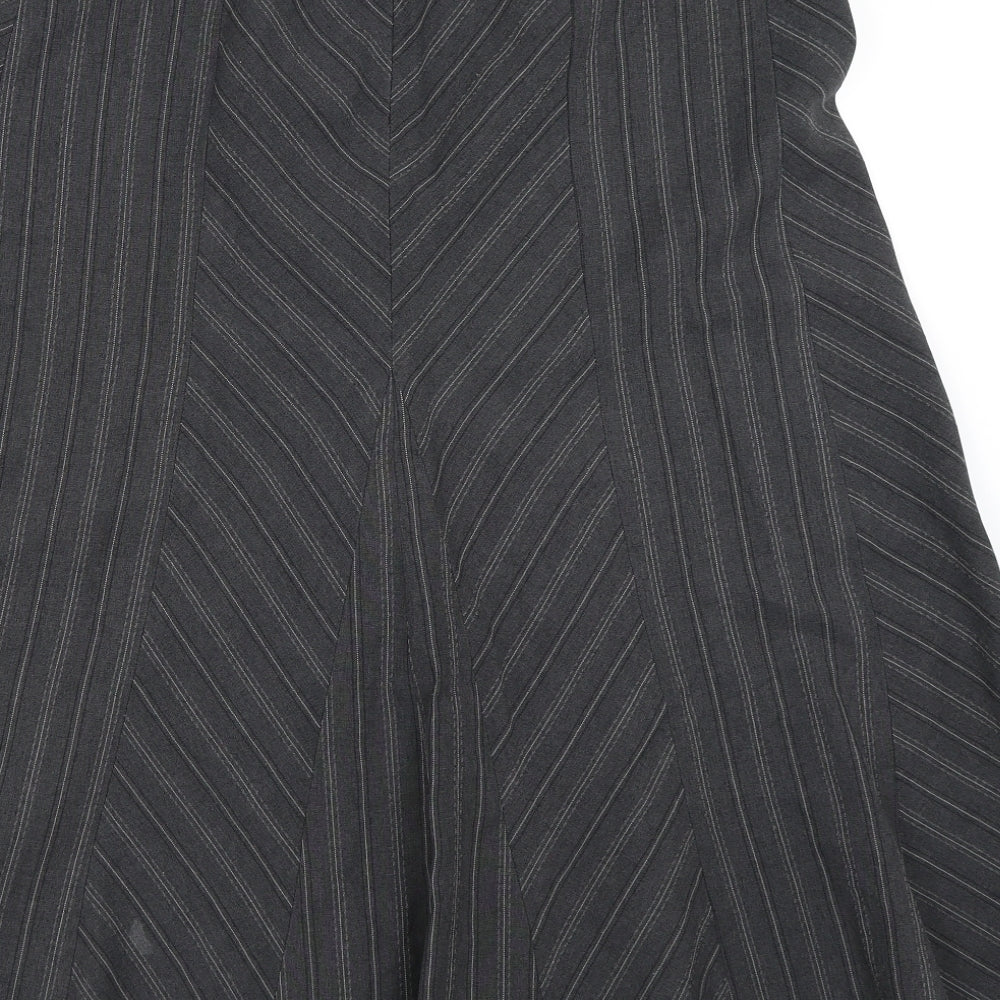 EWM Womens Grey   Flare Skirt Size 18