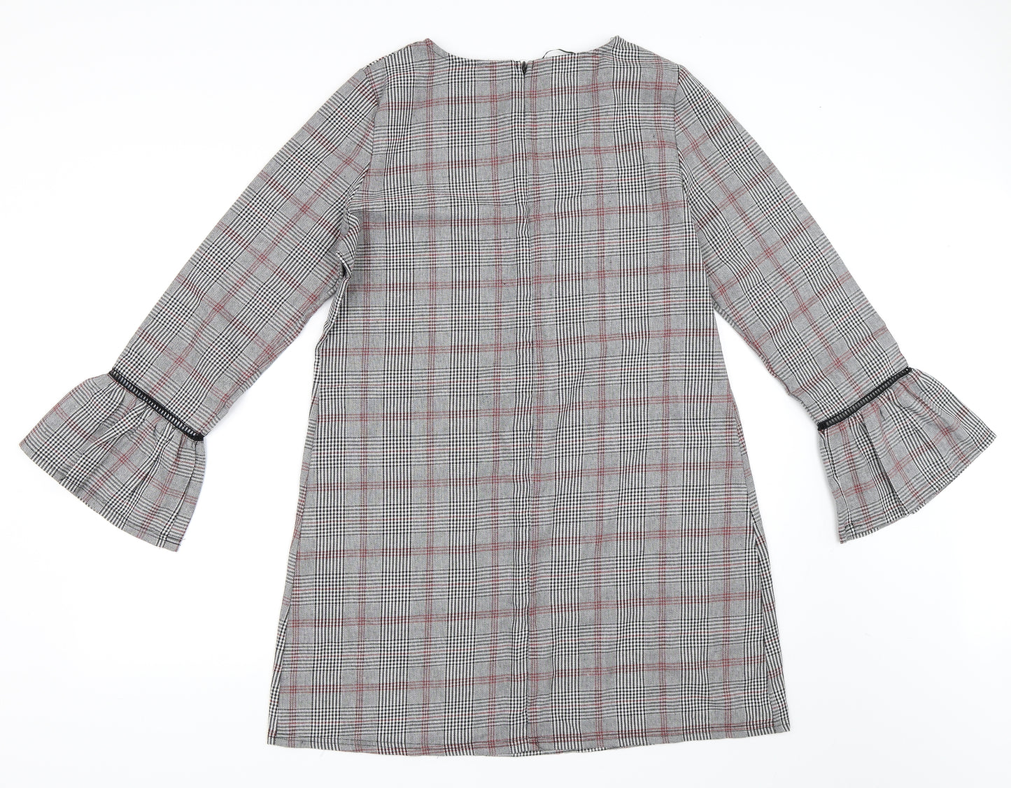 Stella Morgan Womens Grey Check  Shift  Size 14