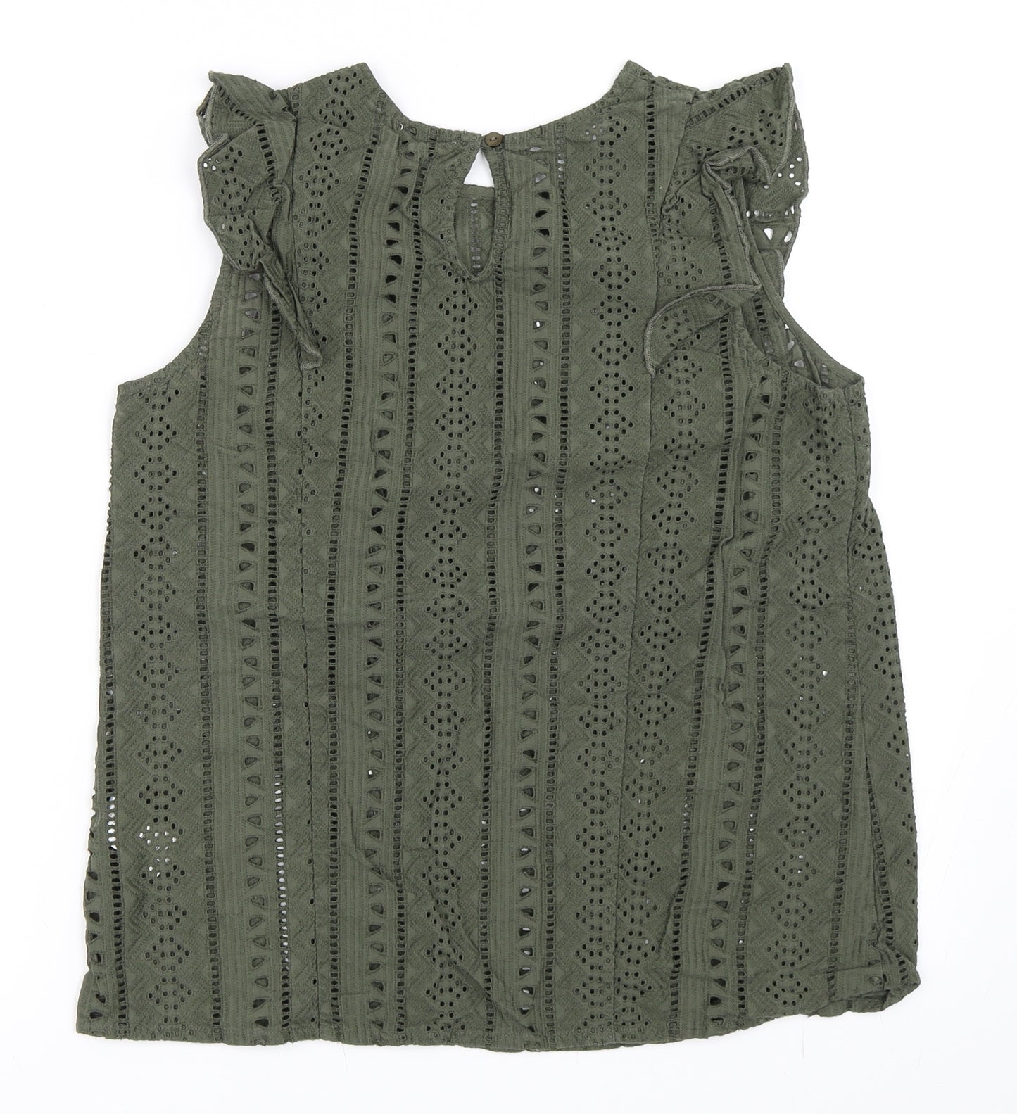 Papaya Womens Green   Basic Blouse Size 16
