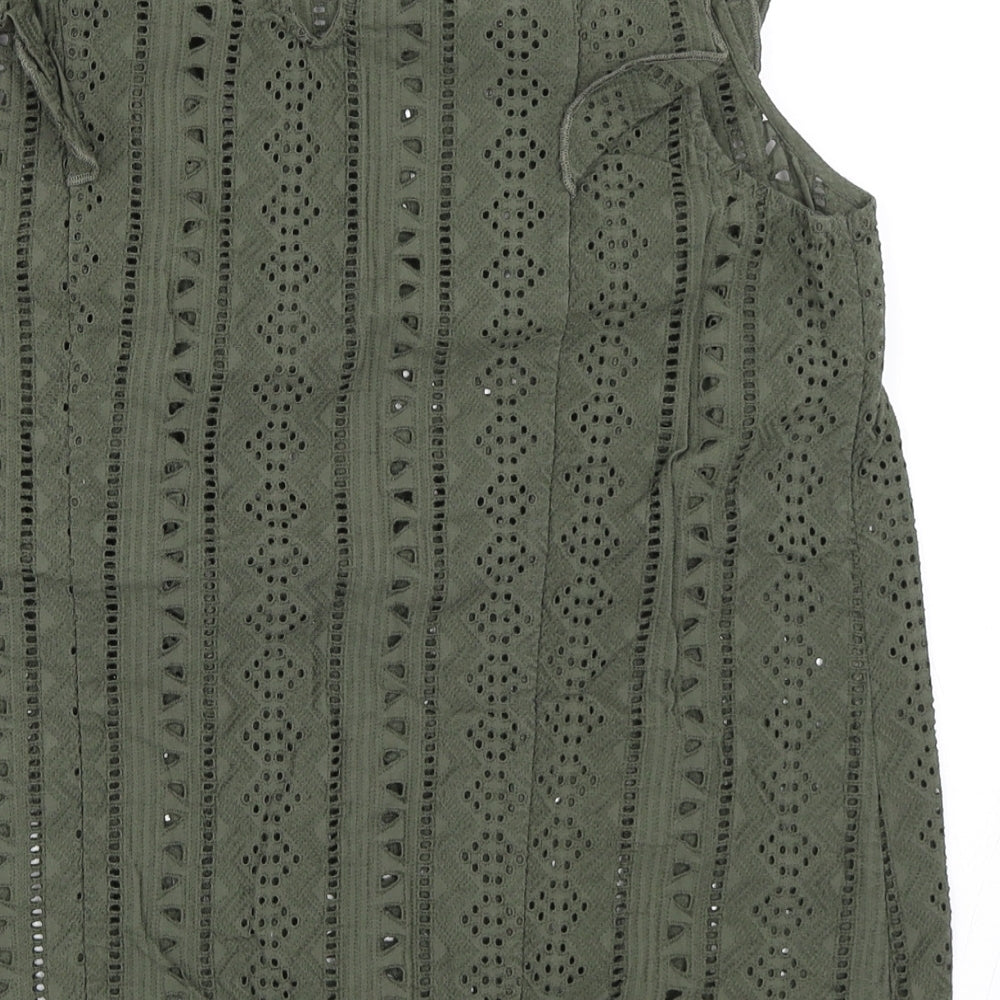 Papaya Womens Green   Basic Blouse Size 16