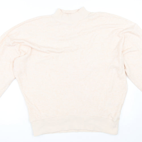 Topshop Womens Pink   Pullover Sweatshirt Size 10