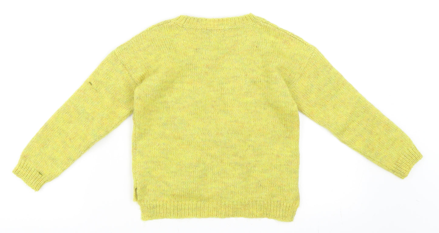 NEXT Girls Green   Pullover Jumper Size 5 Years