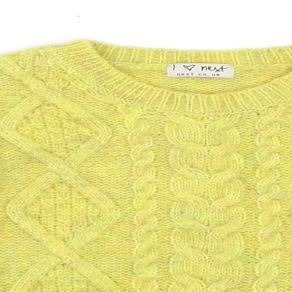 NEXT Girls Green   Pullover Jumper Size 5 Years
