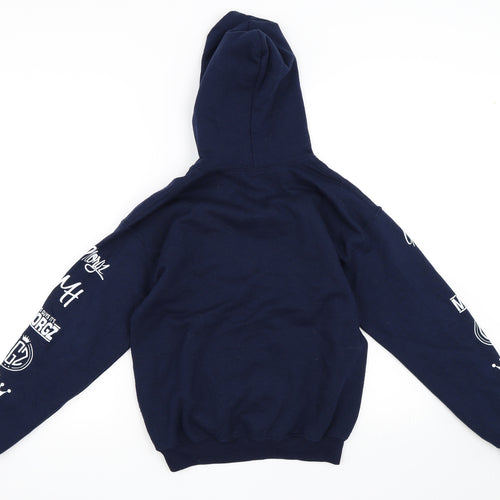 Gildan Boys Blue   Pullover Hoodie Size L