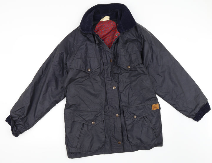 Stylo Womens Blue   Overcoat Coat Size 34