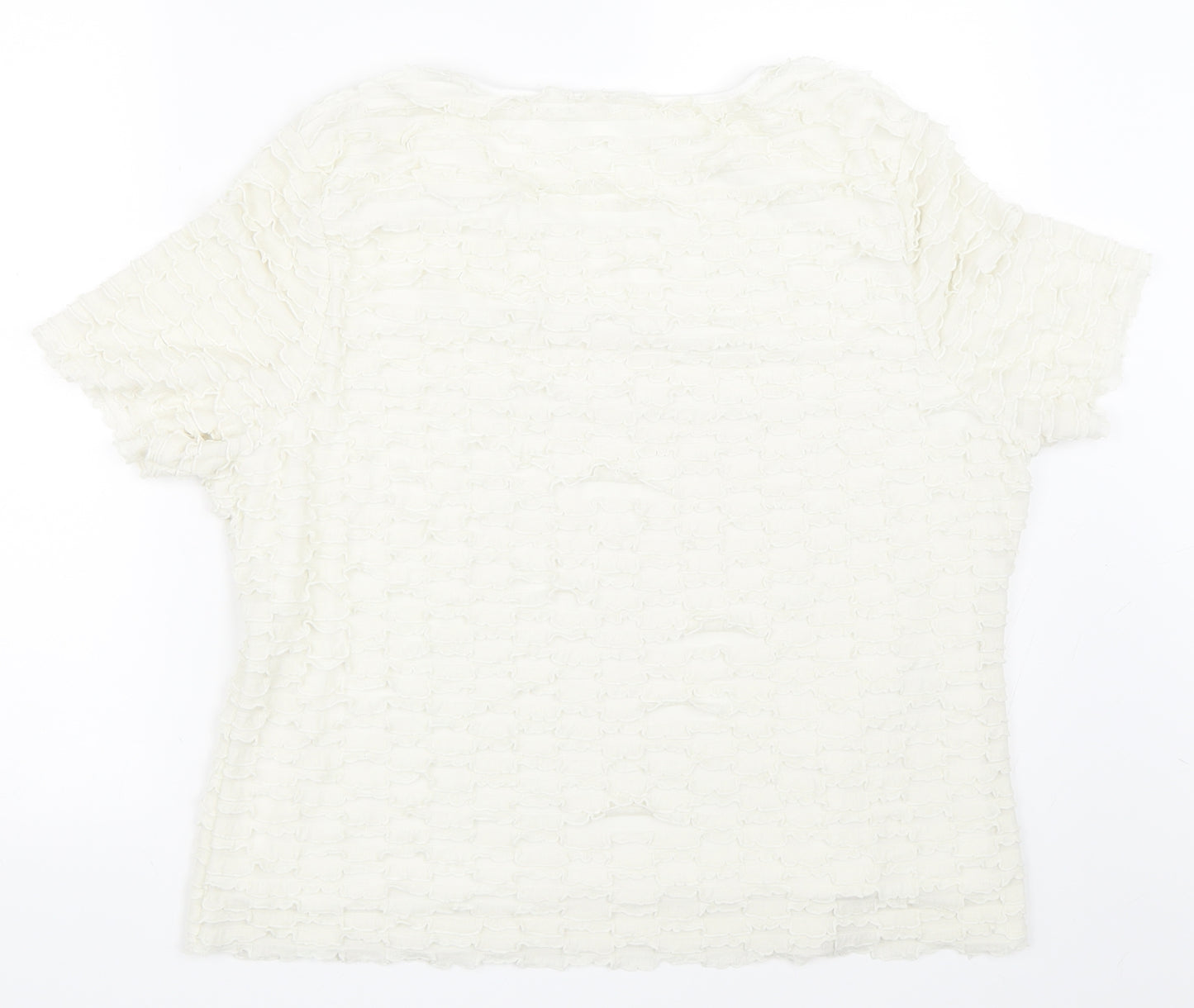 Preworn Womens Ivory   Basic T-Shirt Size M