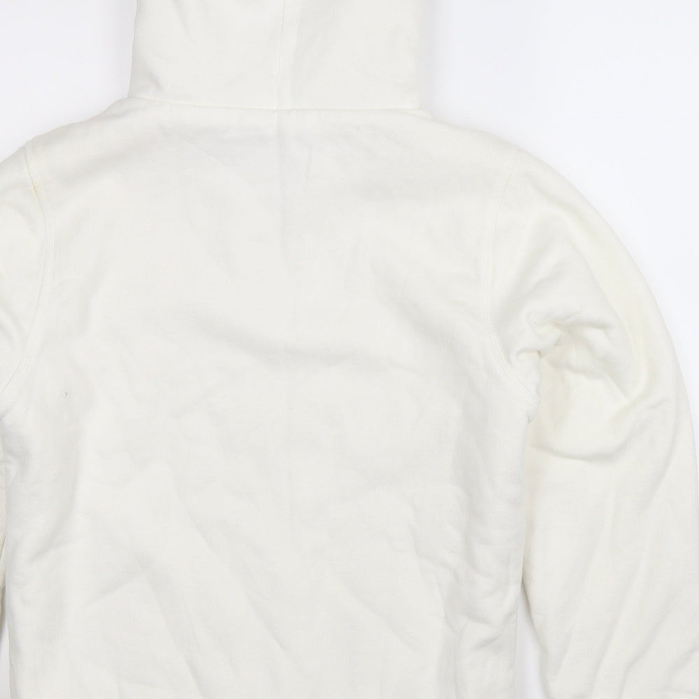 Animal Womens White   Full Zip Hoodie Size 14