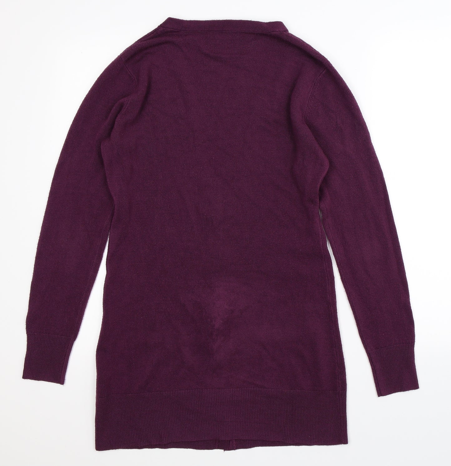 South Womens Purple  Knit Cardigan Jumper Size 12