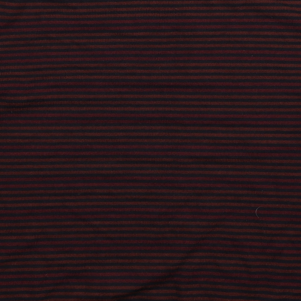 Cedar Wood State Mens Multicoloured Striped Knit Pullover Jumper Size M
