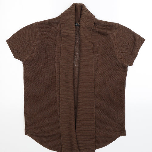 F&F Womens Grey  Knit Cardigan Jumper Size 14