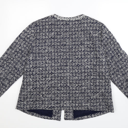 Bonmarché Womens Blue Floral  Jacket  Size 18