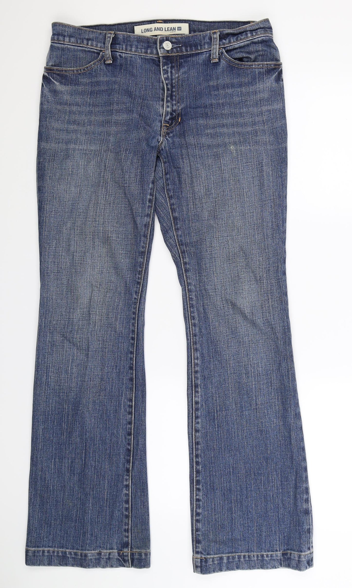 Gap Womens Blue  Denim Bootcut Jeans Size 12 L32 in