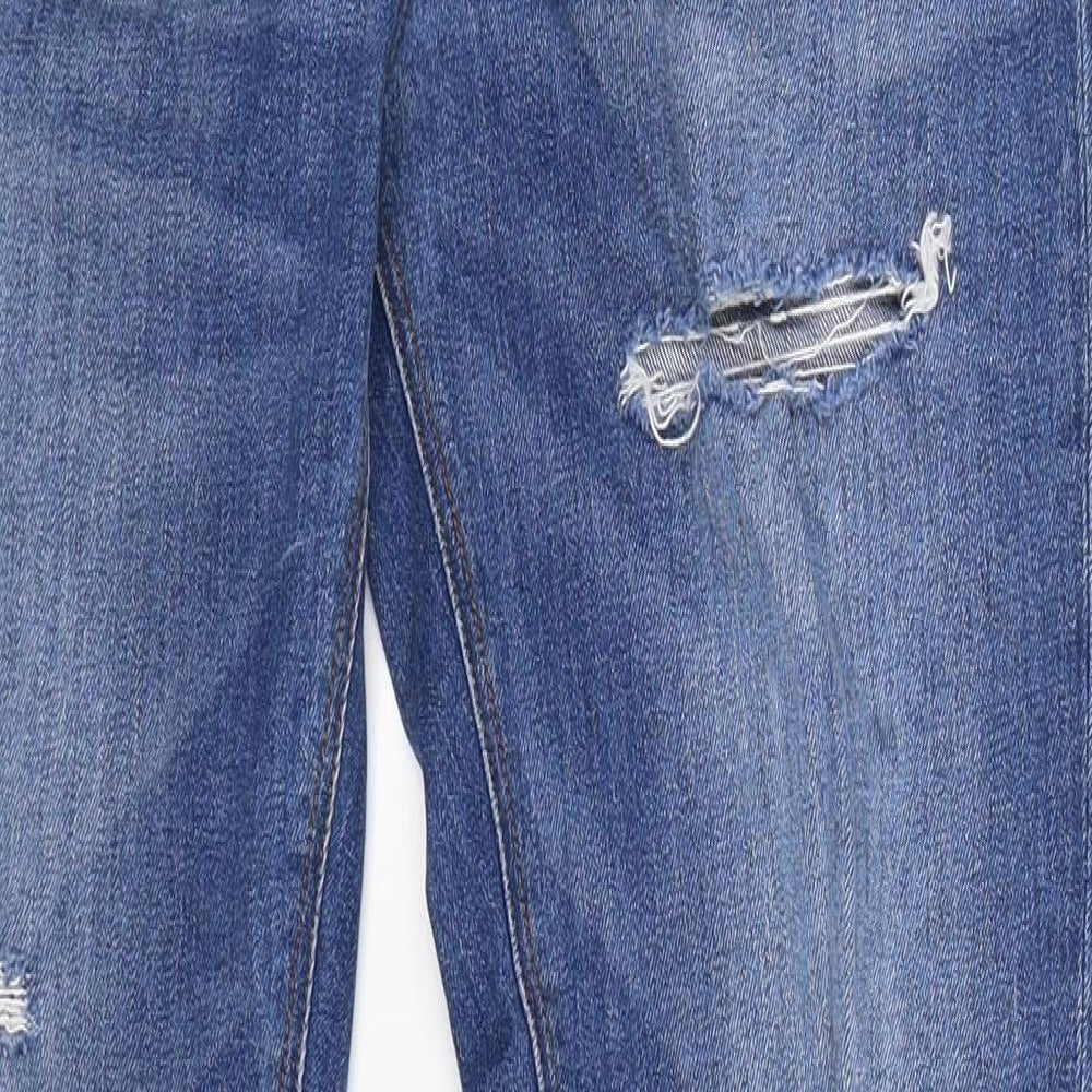 ASOS Mens Blue  Denim Straight Jeans Size 32 L34 in