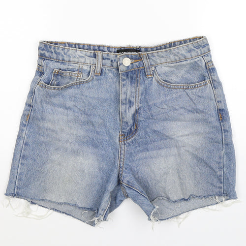 Momokrom Womens Blue  Denim Hot Pants Shorts Size 8
