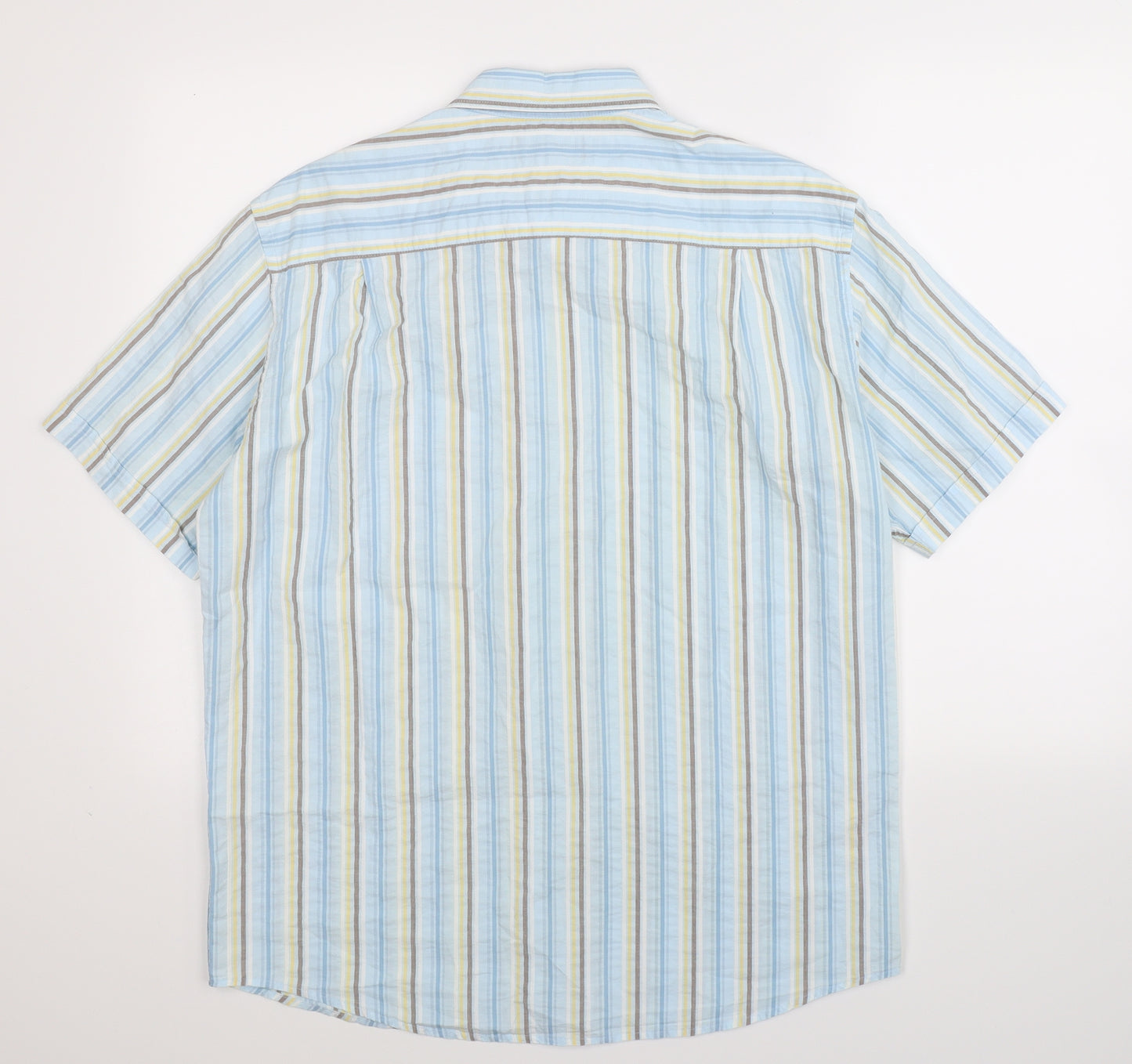 Blue Harbour Mens Multicoloured Striped   Button-Up Size M