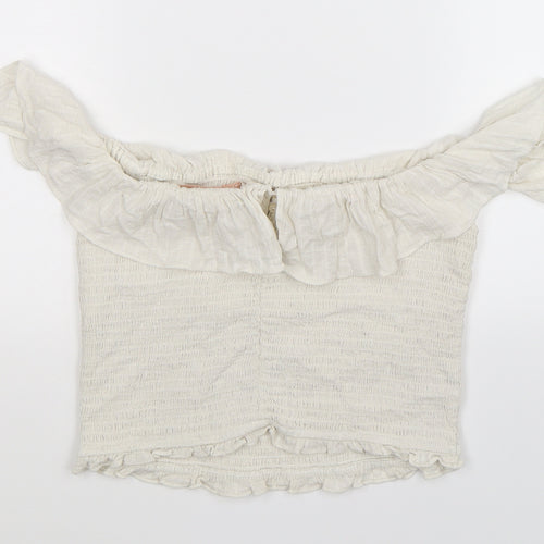 Zara Womens White   Basic Tank Size XS