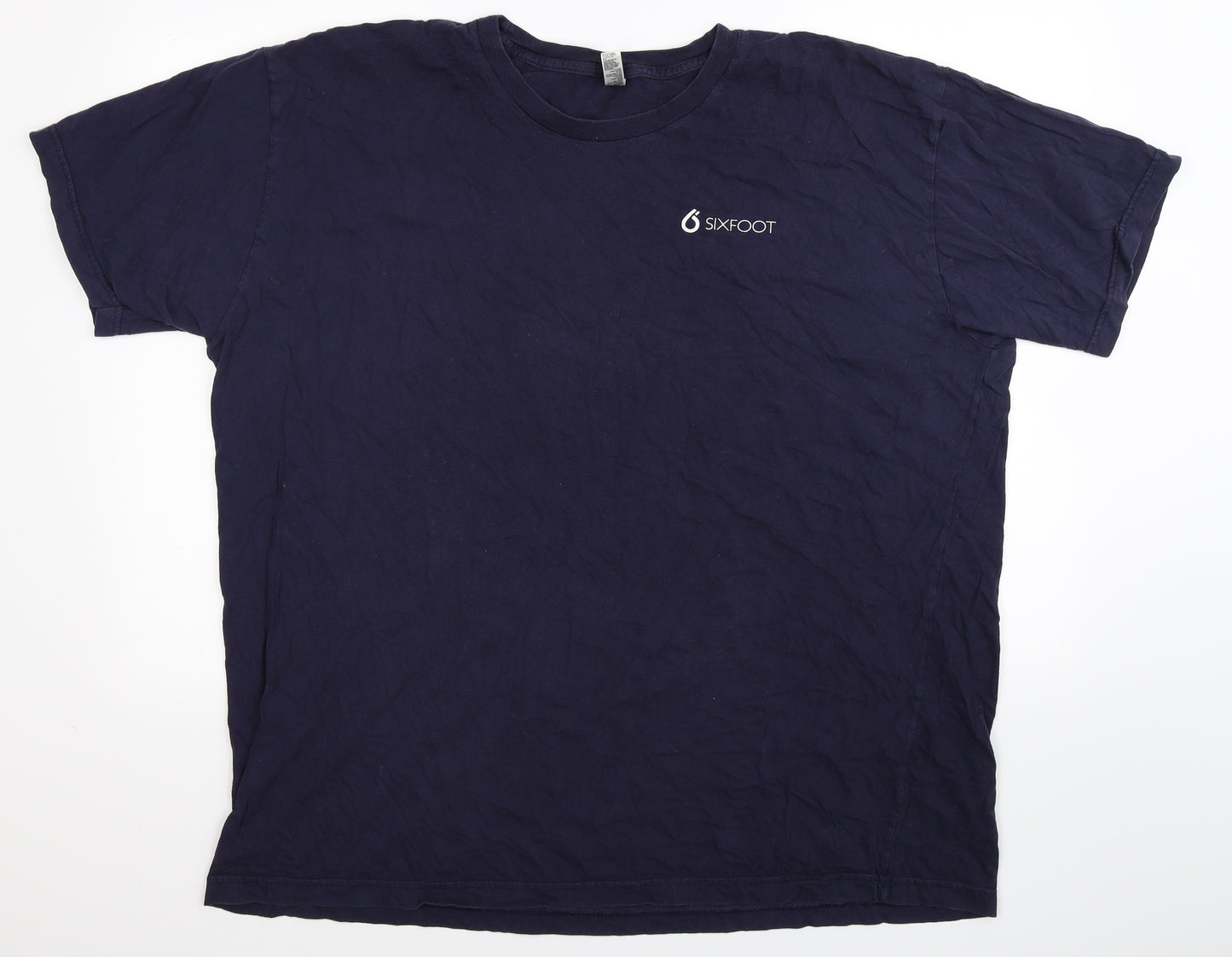 American Apparel Mens Blue    T-Shirt Size 3XL
