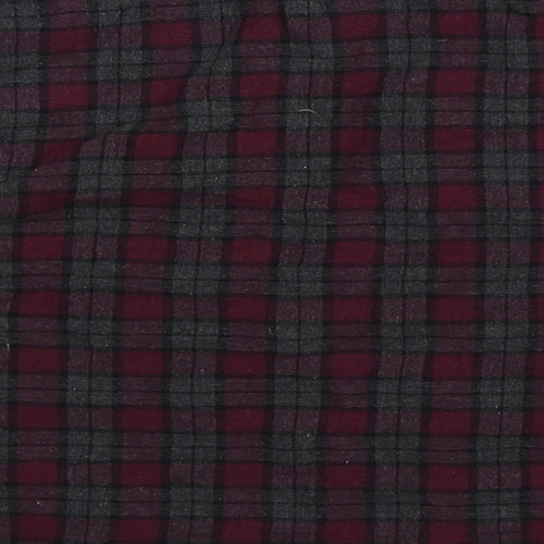 Lazy Days Womens Multicoloured Check  Basic Button-Up Size M