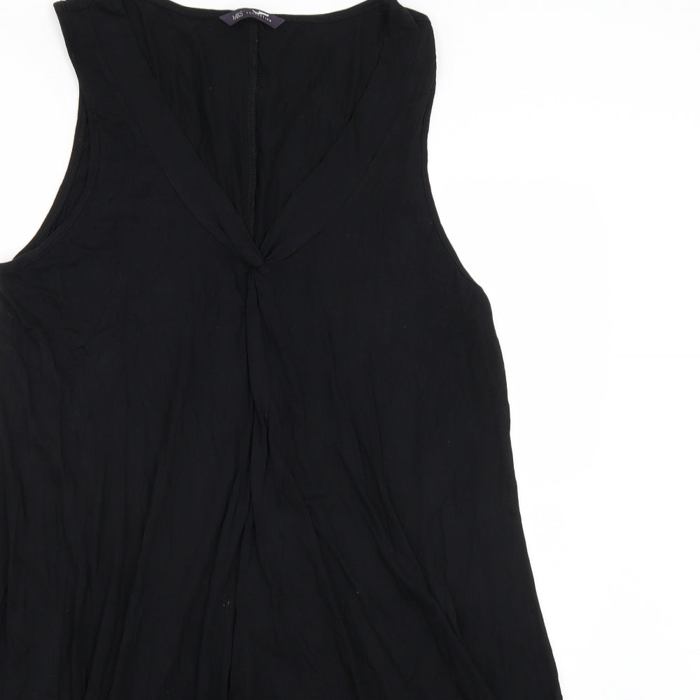 Marks and Spencer Womens Black   A-Line  Size 20