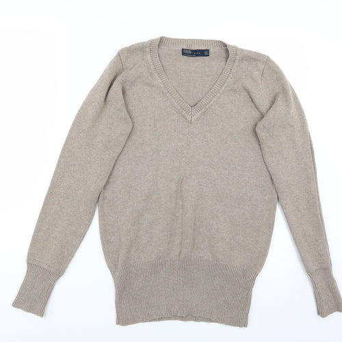 Zara Mens Brown   Pullover Jumper Size L
