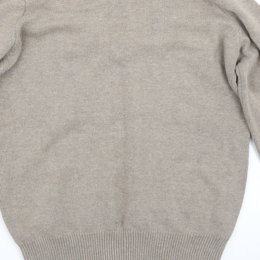 Zara Mens Brown   Pullover Jumper Size L