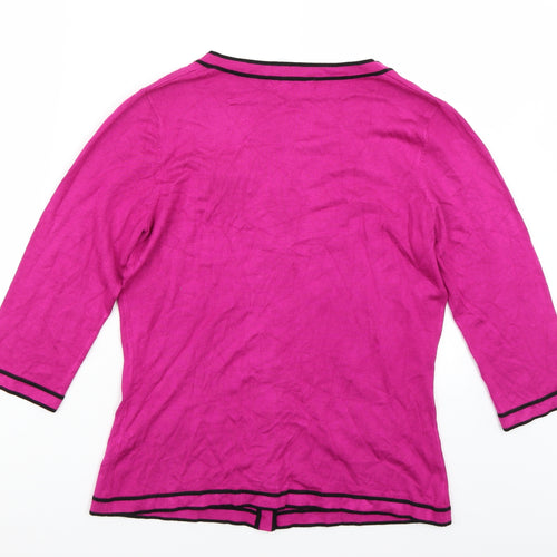 Alex & Co Womens Pink   Cardigan Jumper Size M