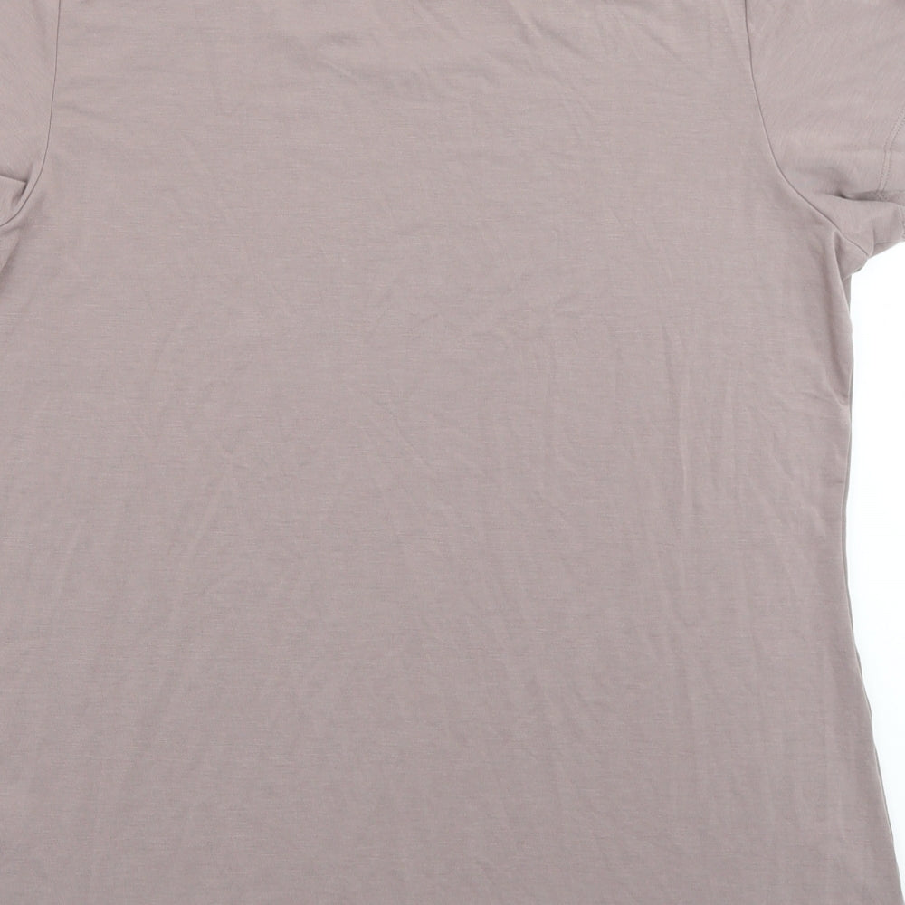 George Womens Brown   Basic T-Shirt Size 16